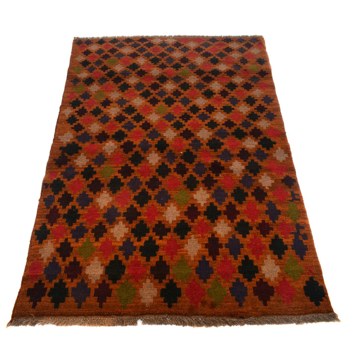 Handmade Balochi Rug 3' 8" x 5' 10" - No. AL90704