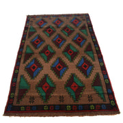Handmade Balochi Rug 3' 10" x 6' 3" - No. AL76973