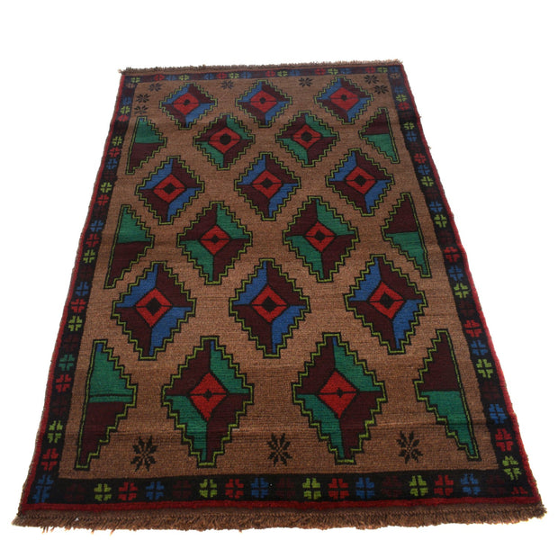 Handmade Balochi Rug 3' 10" x 6' 3" - No. AL76973