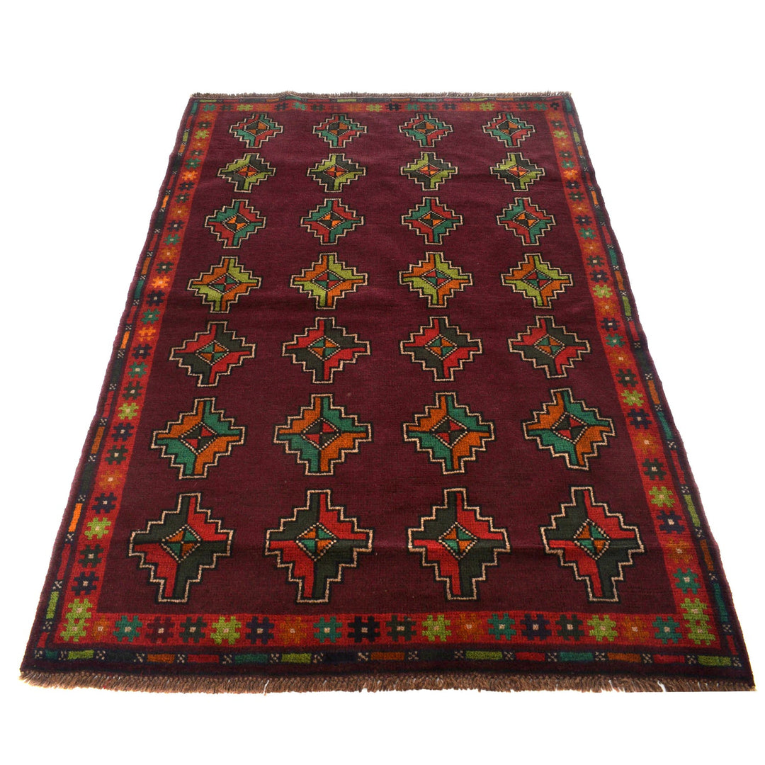 Handmade Balochi Rug 4' 4" x 6' 4" - No. AL36518