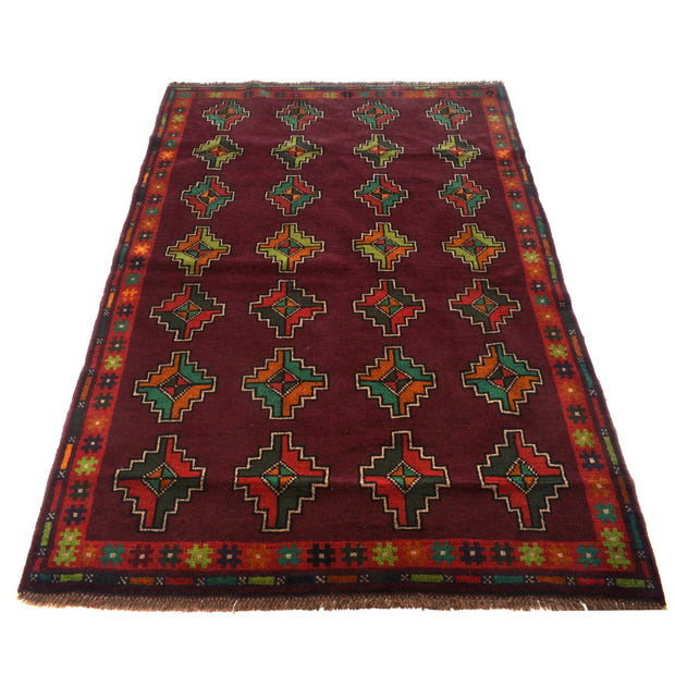 Handmade Balochi Rug 4' 4" x 6' 4" - No. AL36518