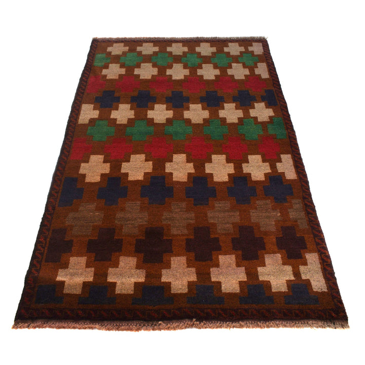 Handmade Balochi Rug 3' 9" x 6' 3" - No. AL81176