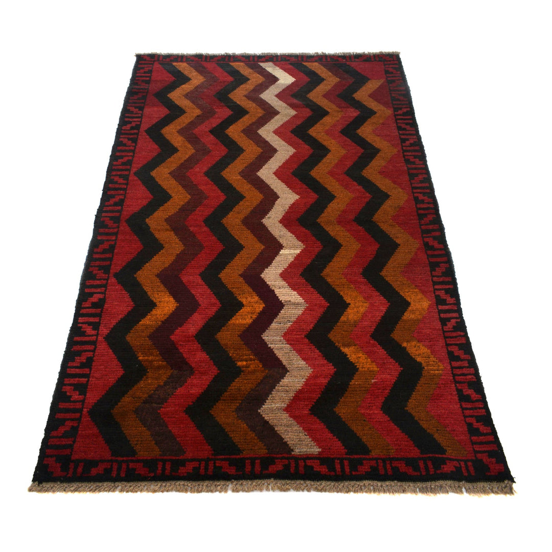 Handmade Balochi Rug 3' 8" x 6' 5" - No. AL43649