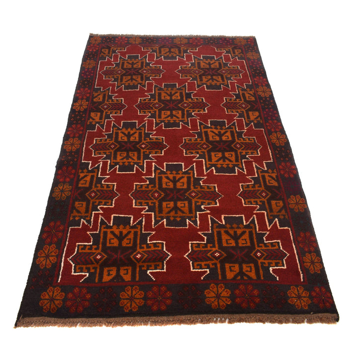 Handmade Balochi Rug 3' 8" x 6' 2" - No. AL52974