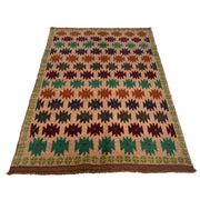 Handmade Balochi Rug 4' 2" x 6' 1" - No. AL29877