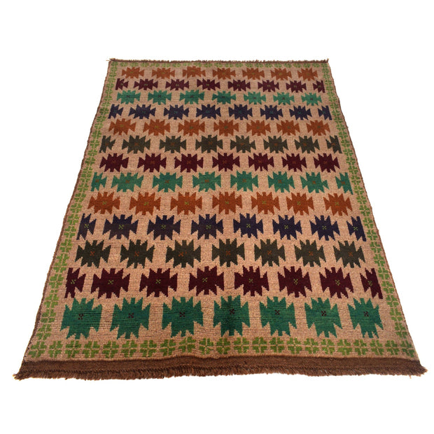 Handmade Balochi Rug 4' 2" x 6' 1" - No. AL29877