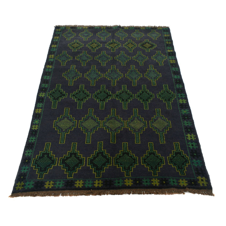 Handmade Balochi Rug 4' 2" x 6' 8" - No. AL37681