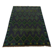 Handmade Balochi Rug 4' 2" x 6' 8" - No. AL37681