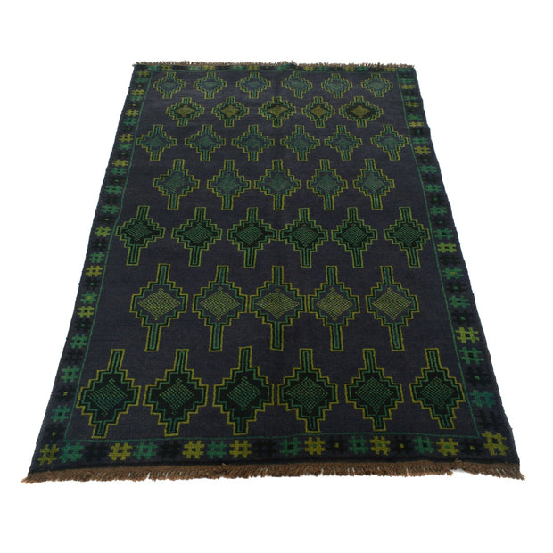 Handmade Balochi Rug 4' 2" x 6' 8" - No. AL37681