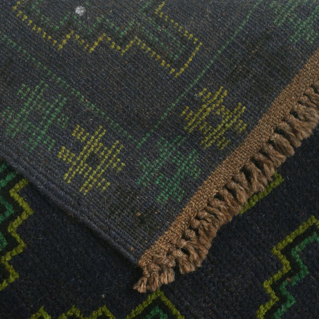 Handmade Balochi Rug 4' 2" x 6' 8" - No. AL37681