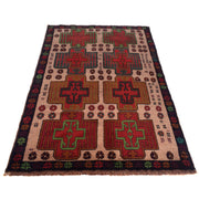 Handmade Balochi Rug 4' 0" x 6' 7" - No. AL49363