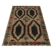 Handmade Balochi Rug 4' 0" x 6' 7" - No. AL75090