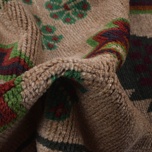 Handmade Balochi Rug 4' 0" x 6' 7" - No. AL75090