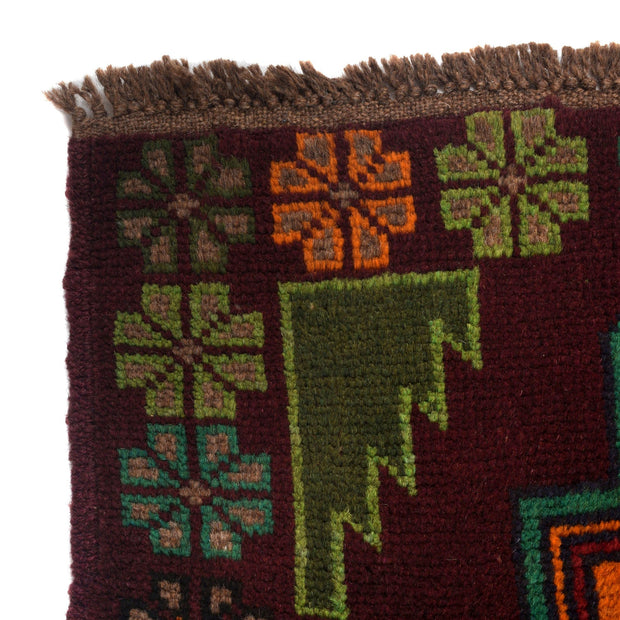 Handmade Balochi Rug 4' 0" x 5' 12" - No. AL45628