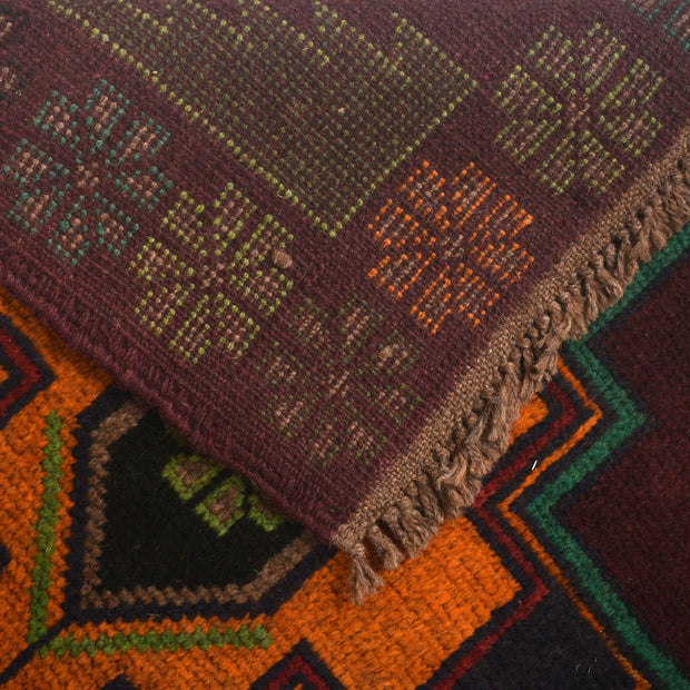 Handmade Balochi Rug 4' 0" x 5' 12" - No. AL45628