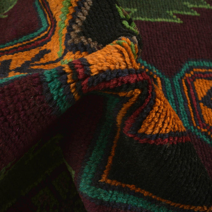 Handmade Balochi Rug 4' 0" x 5' 12" - No. AL45628