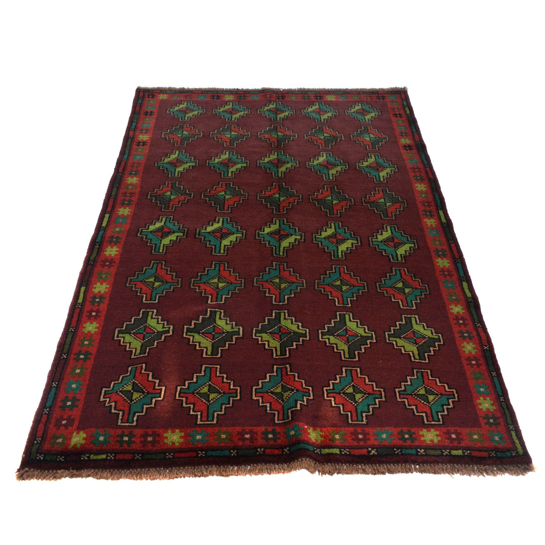 Handmade Balochi Rug 4' 2" x 6' 7" - No. AL38235