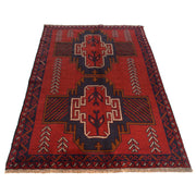Handmade Balochi Rug 3' 9" x 6' 6" - No. AL93000