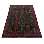 Handmade Balochi Rug 4' 1" x 6' 0" - No. AL75970
