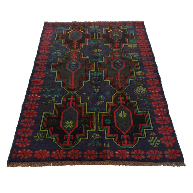 Handmade Balochi Rug 4' 1" x 6' 0" - No. AL75970