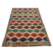 Handmade Balochi Rug 4' 1" x 6' 6" - No. AL62279