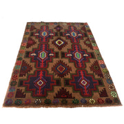 Handmade Balochi Rug 4' 2" x 6' 3" - No. AL65022