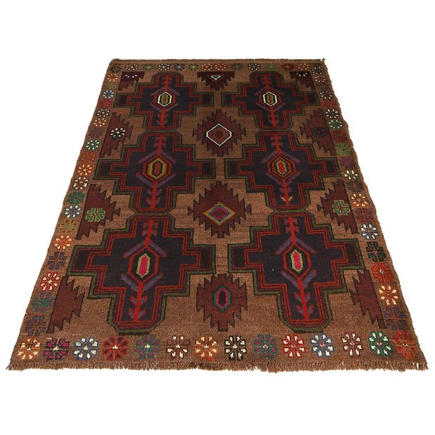 Handmade Balochi Rug 4' 2" x 6' 1" - No. AL47611