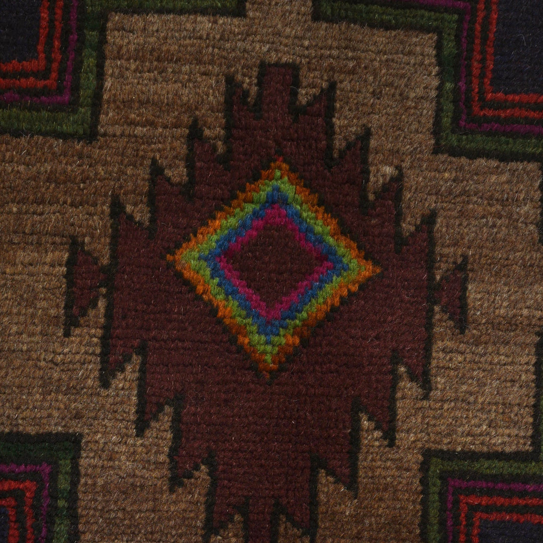 Handmade Balochi Rug 4' 2" x 6' 1" - No. AL47611