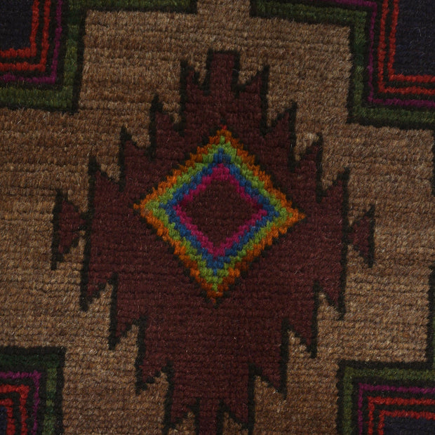 Handmade Balochi Rug 4' 2" x 6' 1" - No. AL47611