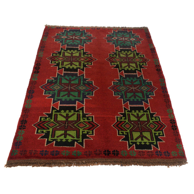 Handmade Balochi Rug 4' 2" x 6' 8" - No. AL10939