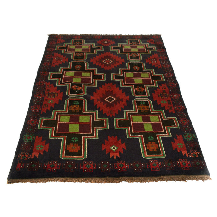 Handmade Balochi Rug 4' 4" x 6' 7" - No. AL93575