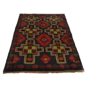 Handmade Balochi Rug 4' 4" x 6' 7" - No. AL93575