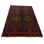 Handmade Balochi Rug 3' 11" x 6' 5" - No. AL47351