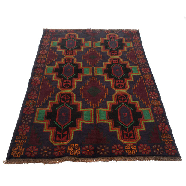 Handmade Balochi Rug 3' 11" x 6' 2" - No. AL14149
