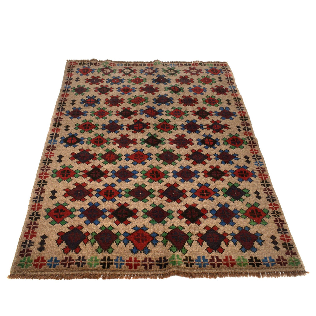 Handmade Balochi Rug 4' 0" x 6' 4" - No. AL78817