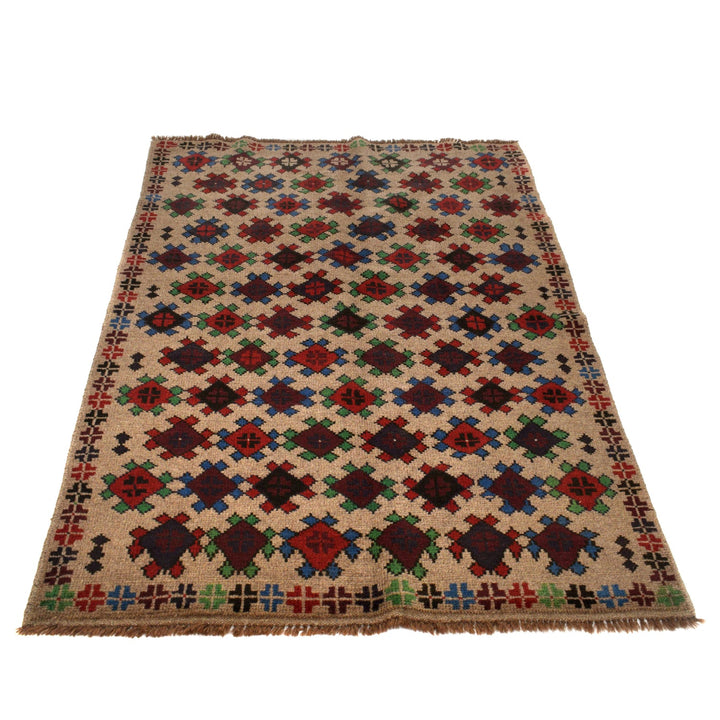 Handmade Balochi Rug 4' 0" x 6' 4" - No. AL78817