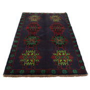 Handmade Balochi Rug 4' 2" x 6' 6" - No. AL51236