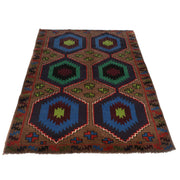 Handmade Balochi Rug 4' 2" x 6' 5" - No. AL30146