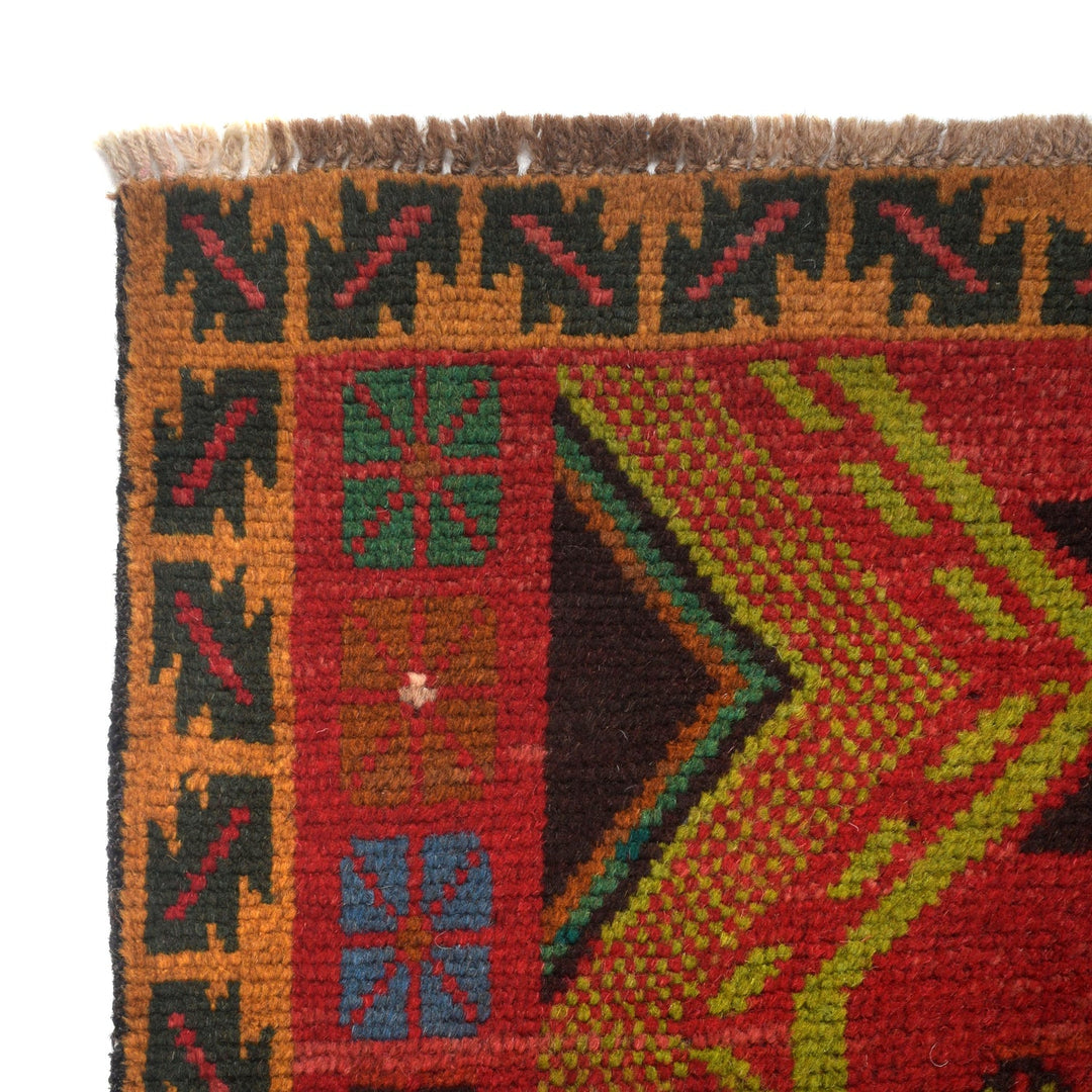 Handmade Balochi Rug 3' 8" x 6' 4" - No. AL96243