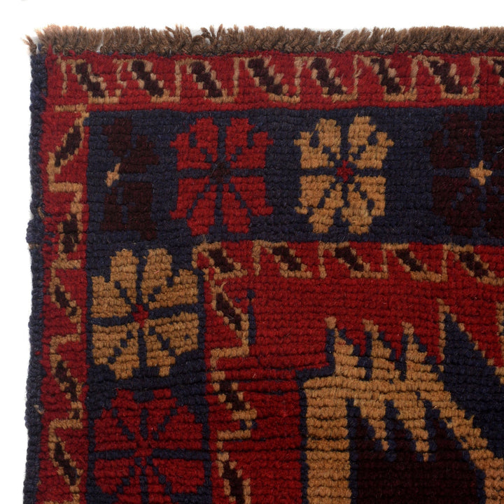 Handmade Balochi Rug 3' 8" x 6' 1" - No. AL37226