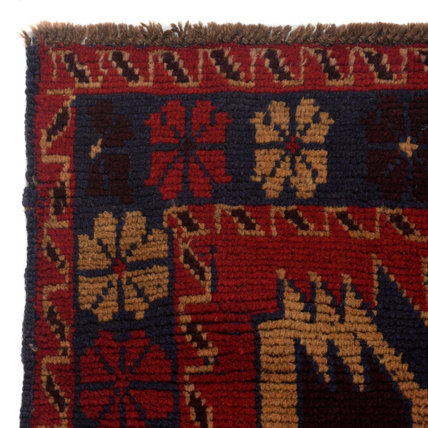 Handmade Balochi Rug 3' 8" x 6' 1" - No. AL37226