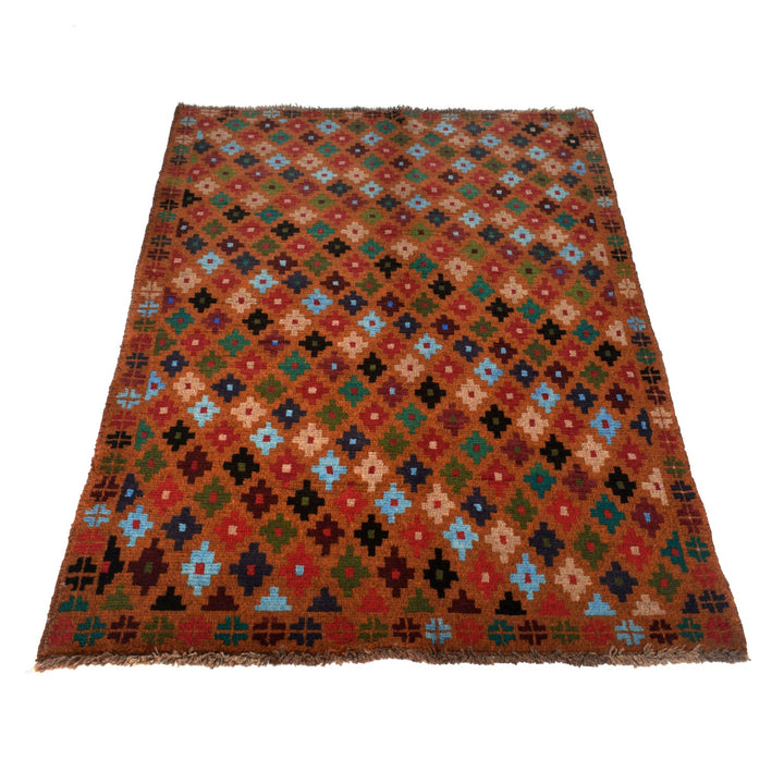 Handmade Balochi Rug 3' 11" x 5' 10" - No. AL38293