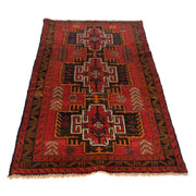 Handmade Balochi Rug 3' 5" x 6' 4" - No. AL69588