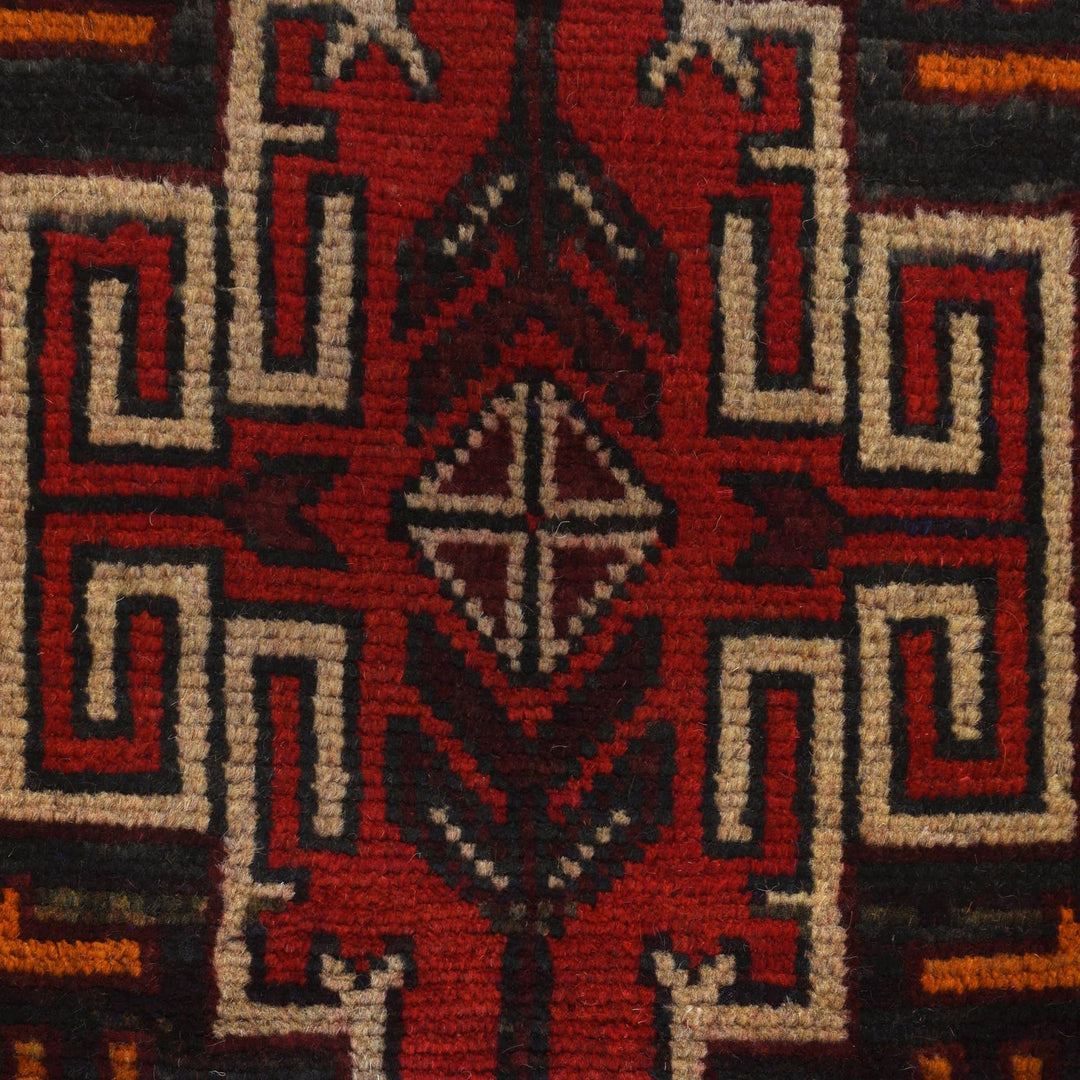 Handmade Balochi Rug 3' 5" x 6' 4" - No. AL69588