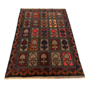 Handmade Balochi Rug 3' 7" x 5' 10" - No. AL87959