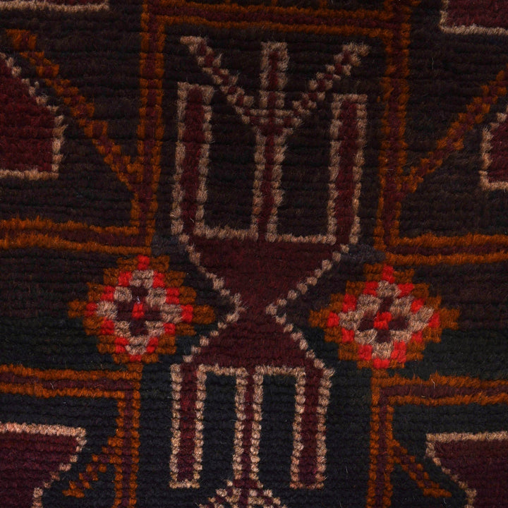 Handmade Balochi Rug 3' 7" x 5' 5" - No. AL56146