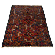 Handmade Balochi Rug 3' 7" x 6' 1" - No. AL81262