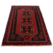 Handmade Balochi Rug 3' 8" x 6' 2" - No. AL94910