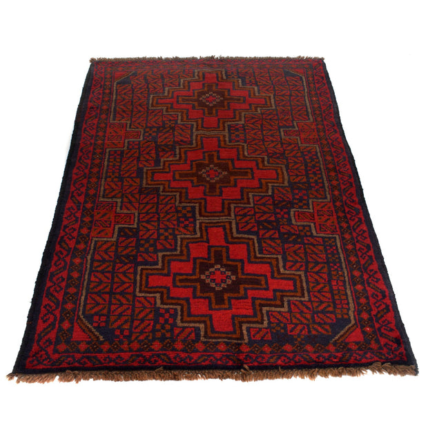 Handmade Balochi Rug 3' 10" x 5' 11" - No. AL66624