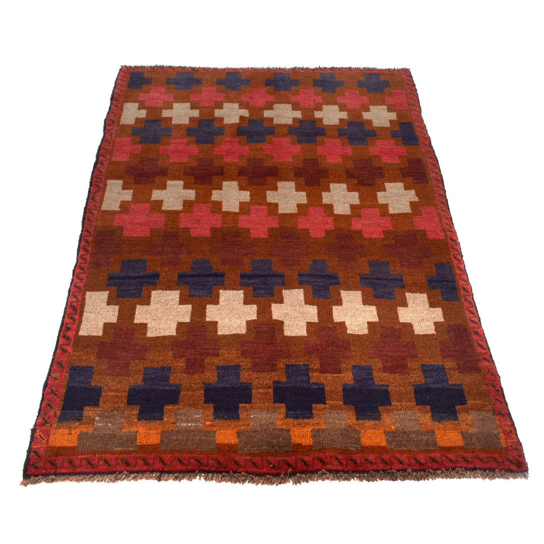 Handmade Balochi Rug 4' 4" x 6' 1" - No. AL88382